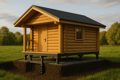Свайный для бани 4×6 м Свайный для бани 4×6 м